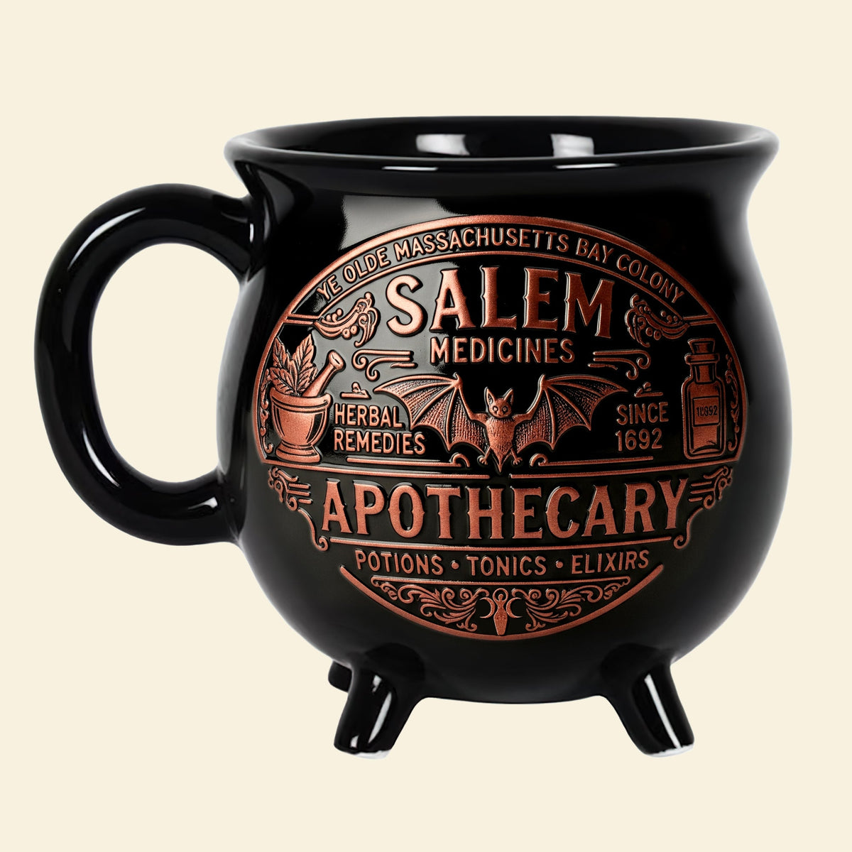 Witch Apothecary Cauldron Mug, Personalized Gifts For Witch Lovers 01qhtn210825-Homacus