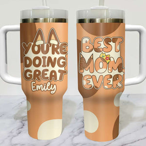 Personalized Gifts For Mom Tumbler Best Mom Ever 05NAHN120124-Homacus