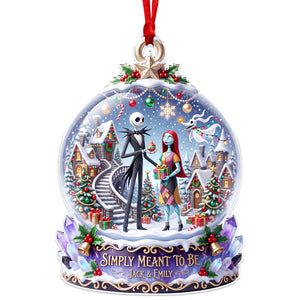 Spooky In Love Acrylic Ornament - Personalized Christmas Gifts For Couples 05haqn110826