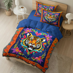 Tiger Special Quilt Bed Set 012HUDT170125-Homacus