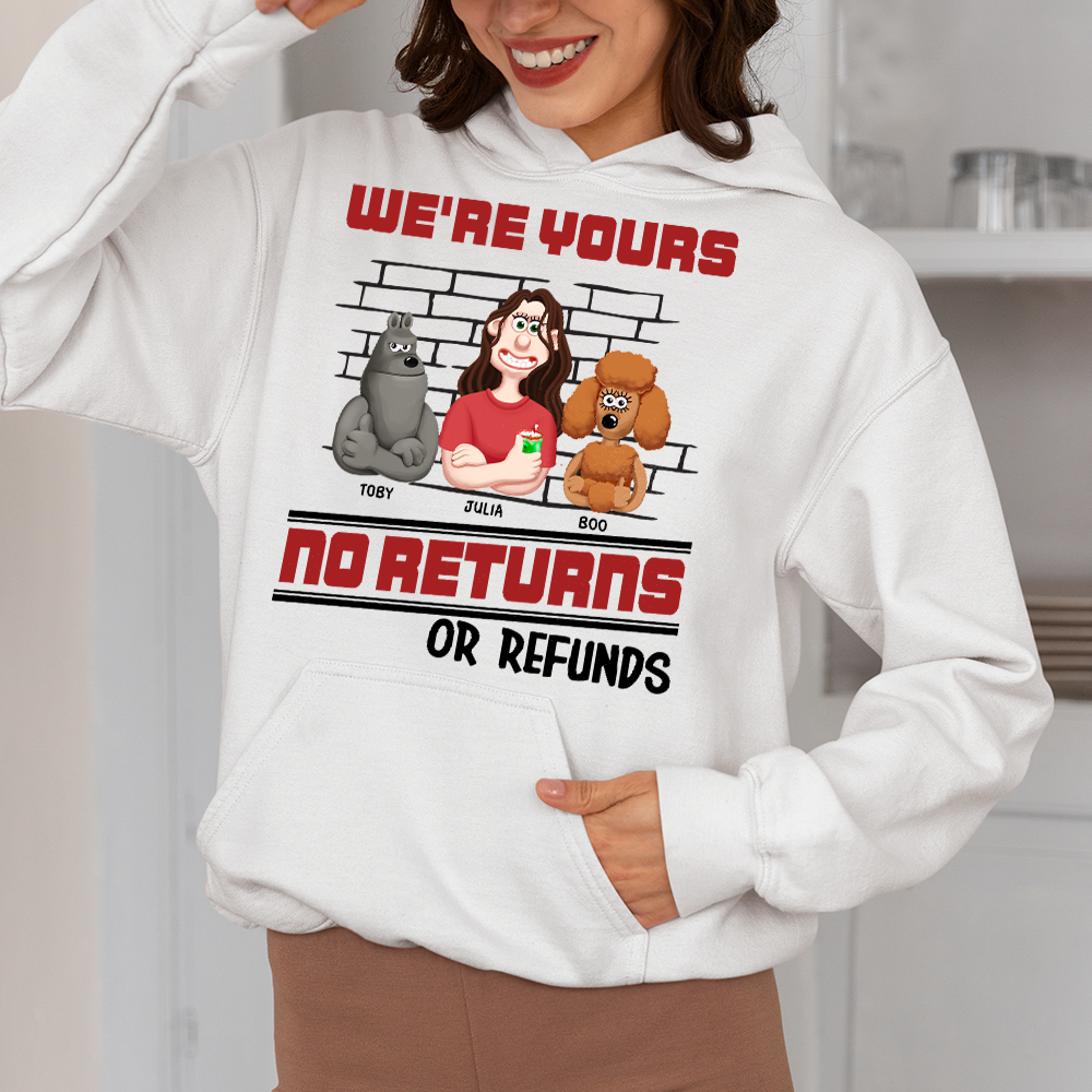 Personalized Gifts For Dog Lovers Shirt 01kapu220225pa We're Yours-Homacus