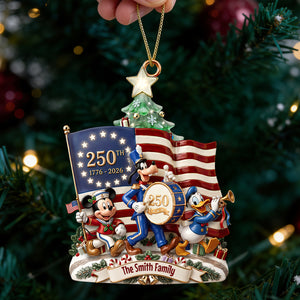 American Pride Edition Christmas Ornament - Personalized Gifts For Patriots 07PADT021026