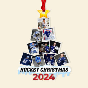 Custom Photo Gifts For Ice Hockey Lovers Ornament 06hupu170824 ct141124-Homacus