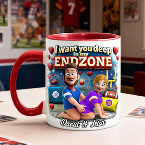 Playful Athletic Couple Mug – Personalized Gift For Sporty Couples 03HULU120126-Homacus