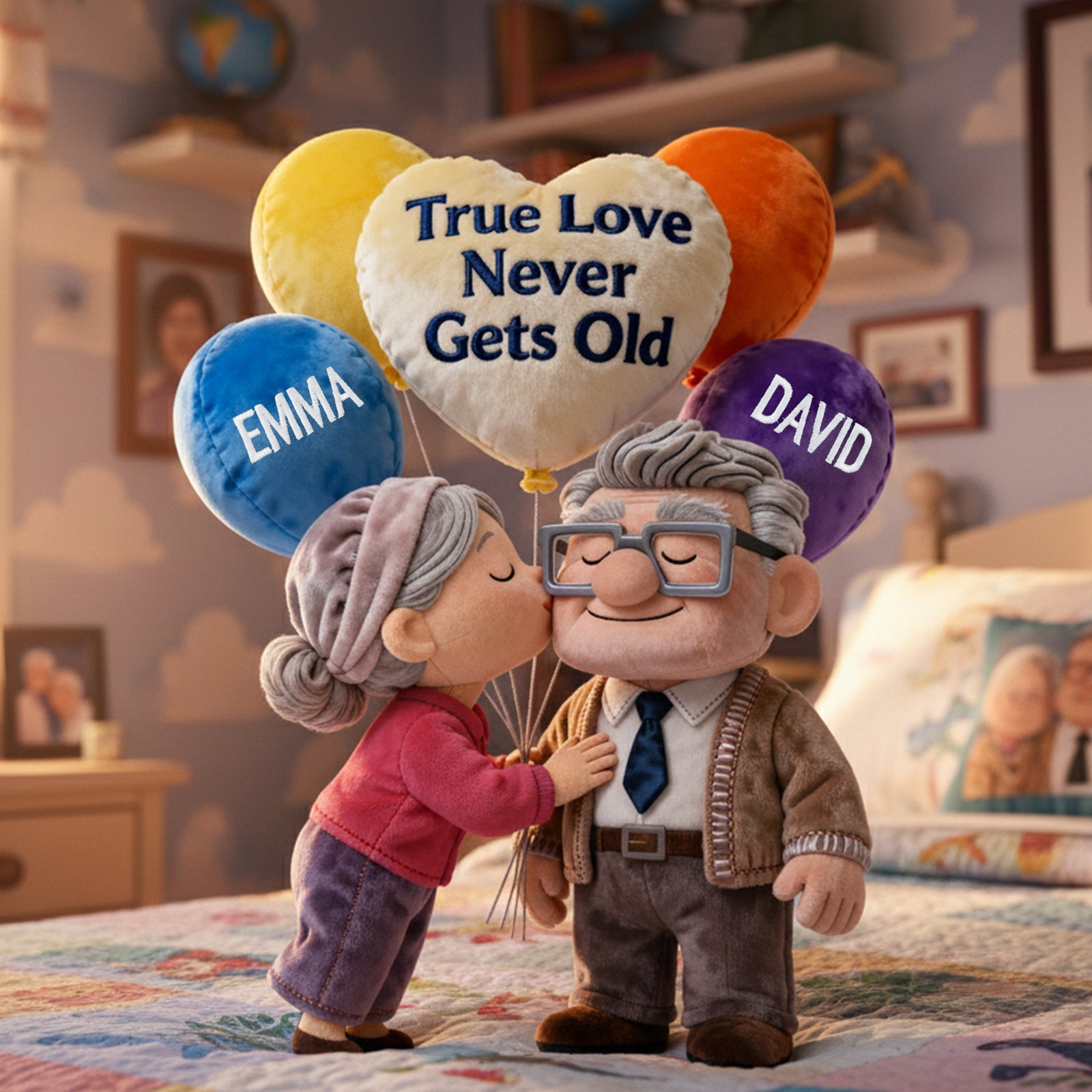 A Lifetime Of Love Shaped Pillow - Personalized Gifts For Couples 03NALU091225-Homacus