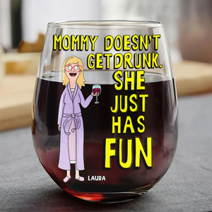 Personalized Gifts For Mom Glass Egg Cup 04acpu050325hg Mommy Doesn't Get Drunk-Homacus