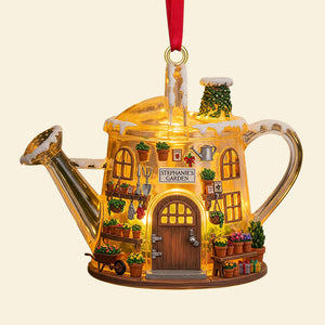 Cozy Garden House Acrylic Ornament, Personalized Gifts For Gardeners 07qhtn040925-Homacus