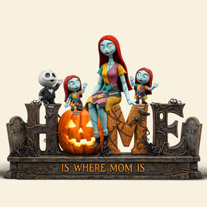 Mom and Kids Spooky Acrylic Plaque - Personalized Gifts For Mother's Day 03toqn250326-Homacus