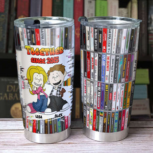 Personalized Gifts For Couple Hiphop Lover Tapes Cassette Tumbler 05XQMH220125HG-Homacus