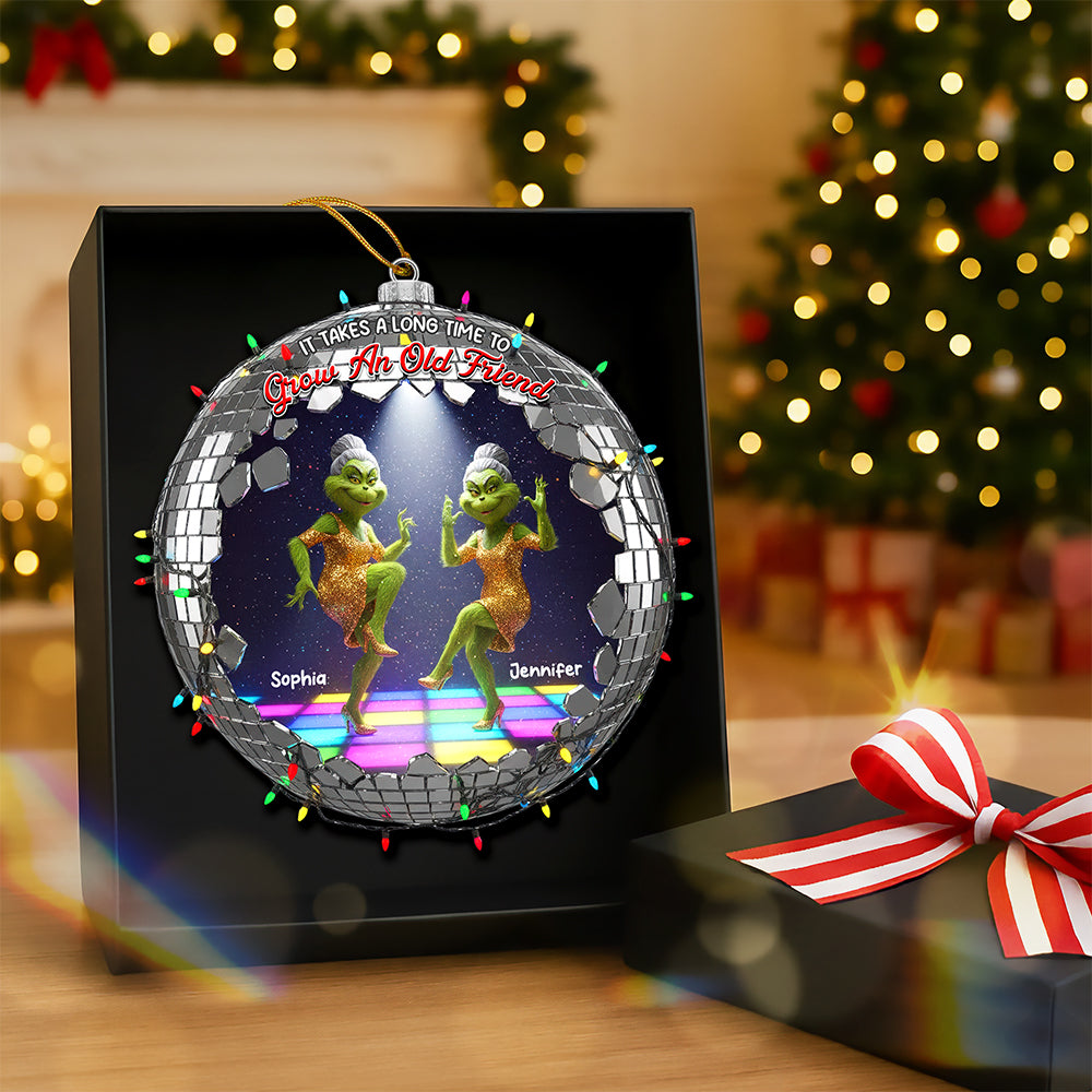 Green Monster Friends Acrylic Ornament - Personalized Gift For Besties 01TOQN051125-Homacus