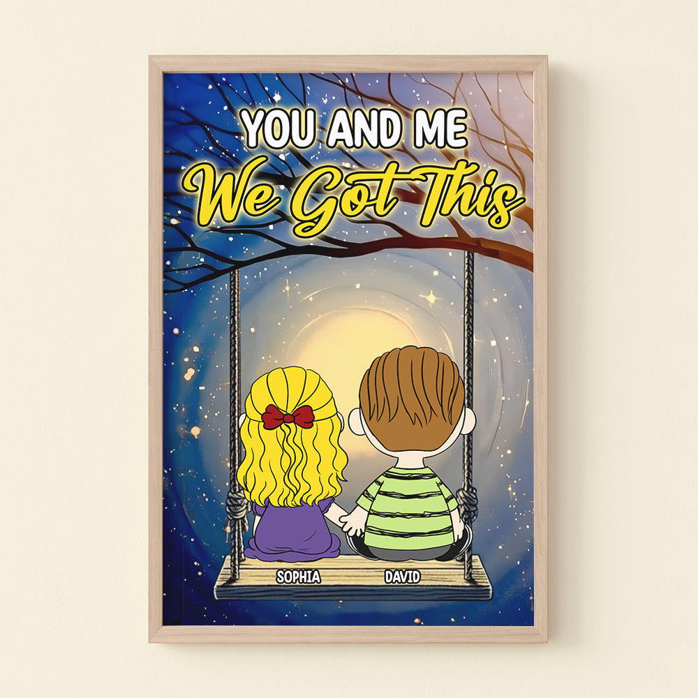 Personalized Gifts For Couple Canvas Print 02ohtn091224hg You And Me We Got This-Homacus
