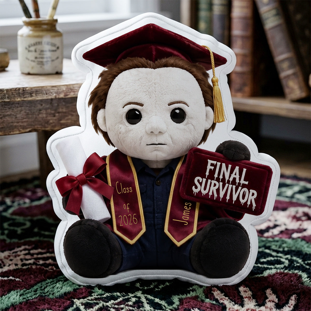 Final Survivor - Celebrate Graduation Custom Shape Pillow - Personalized Gifts For Graduates 01pata130526-Homacus
