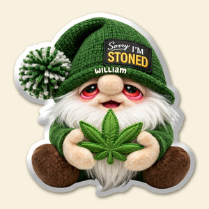 Gnome Stoned Pillow - Personalized Unique Gifts 04TOQN270326-Homacus