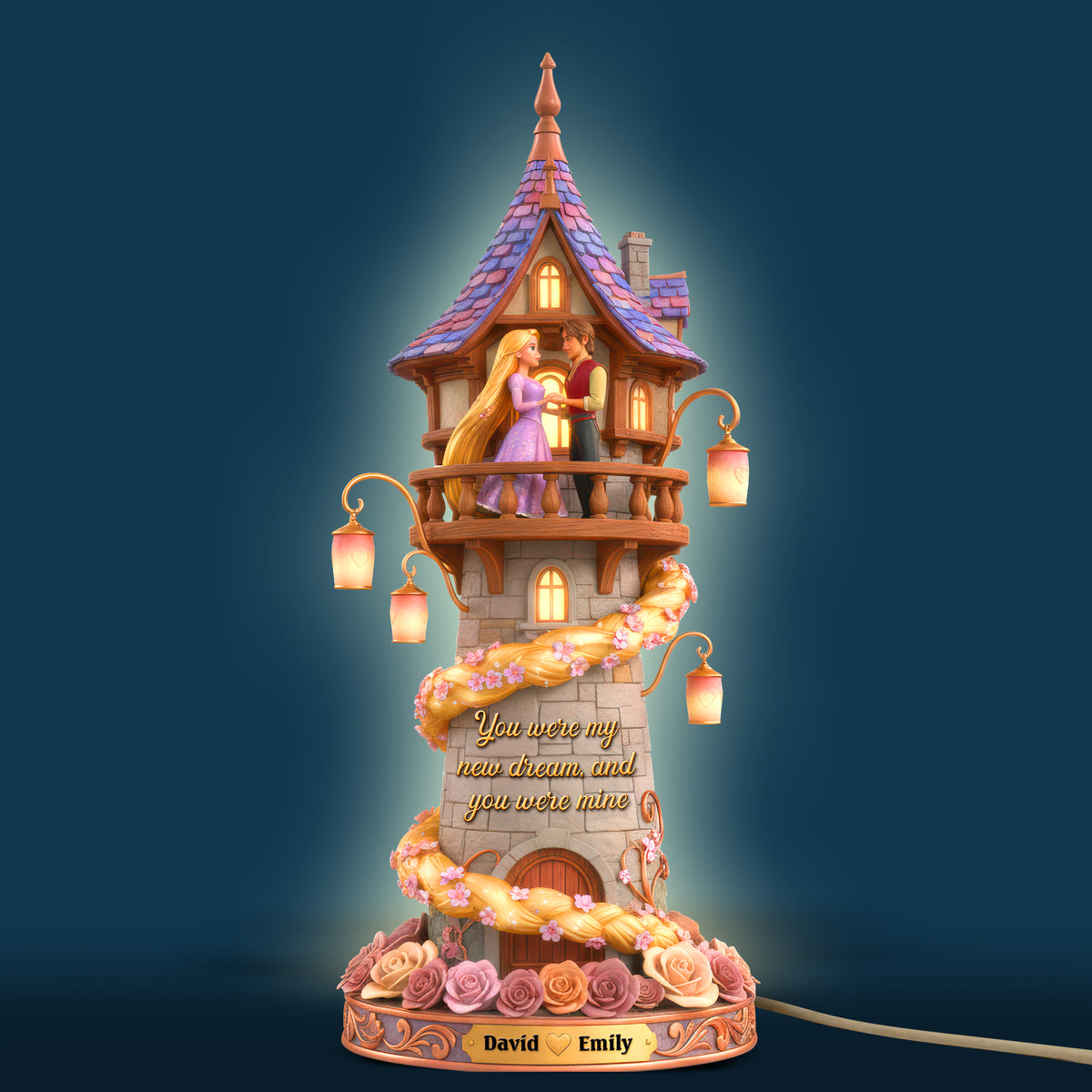 Fairy Tale Couple Acrylic Light Box - Personalized Gifts For Couple 06kiqn011225-Homacus