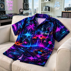 DJ Hawaiian Shirt - Personalized Gifts For Music Lovers 01nalu020626-Homacus