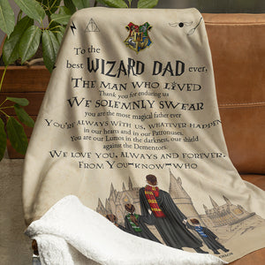 Personalized Gifts For Dad Blanket 01HTDT070524TM-Homacus