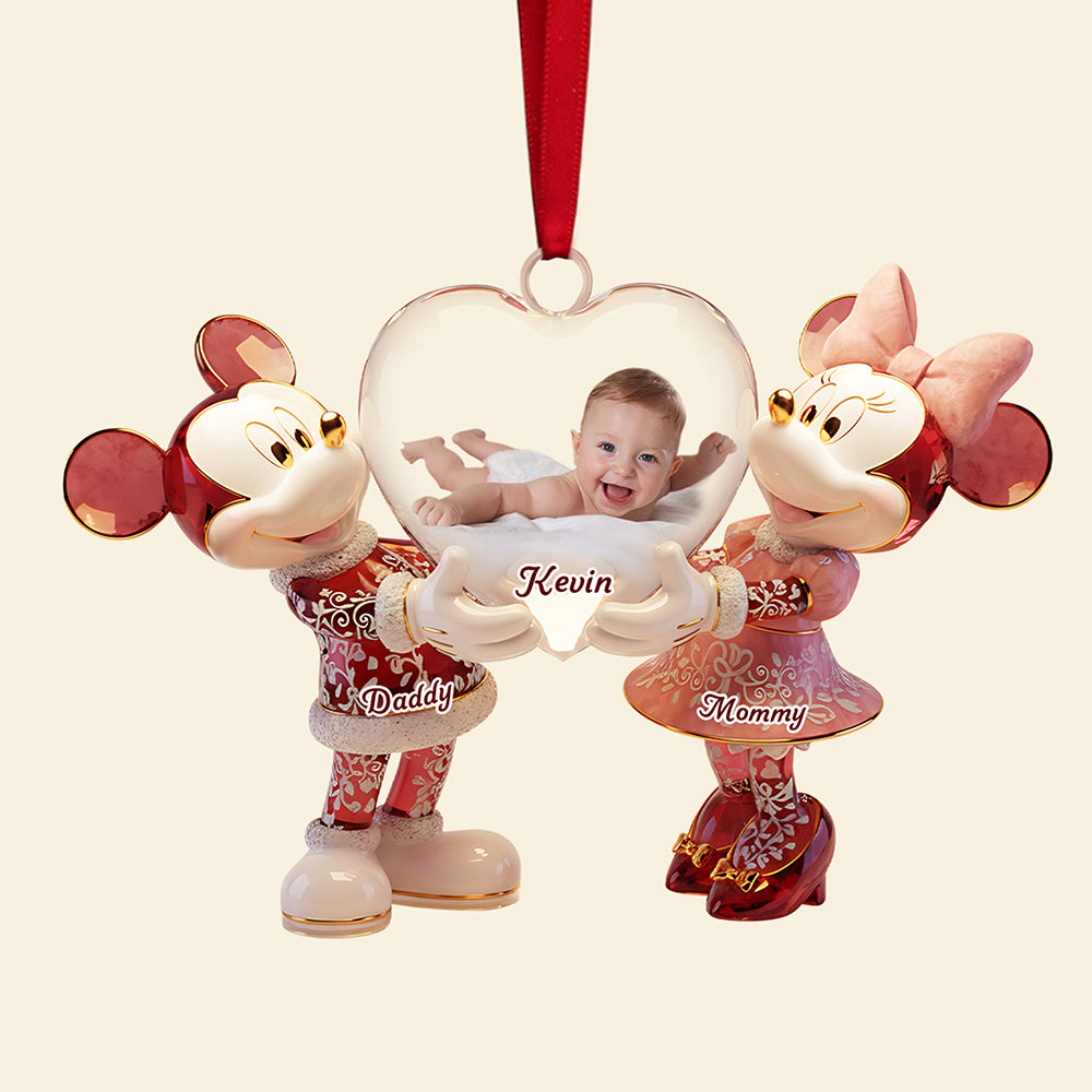 Parent Custom Photo Acrylic Christmas Ornament - Personalized Gifts For Family 03pata101125-Homacus