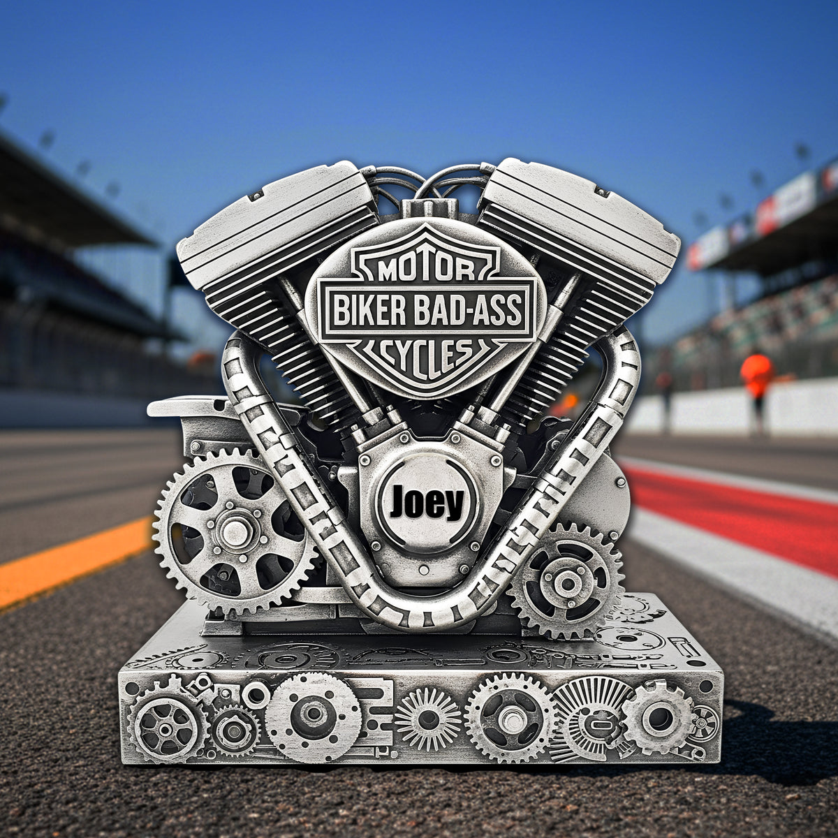 Strong Motorcycle Engine Acrylic Plaque - Personalized Gifts For Bikers 03QHLU170925-Homacus