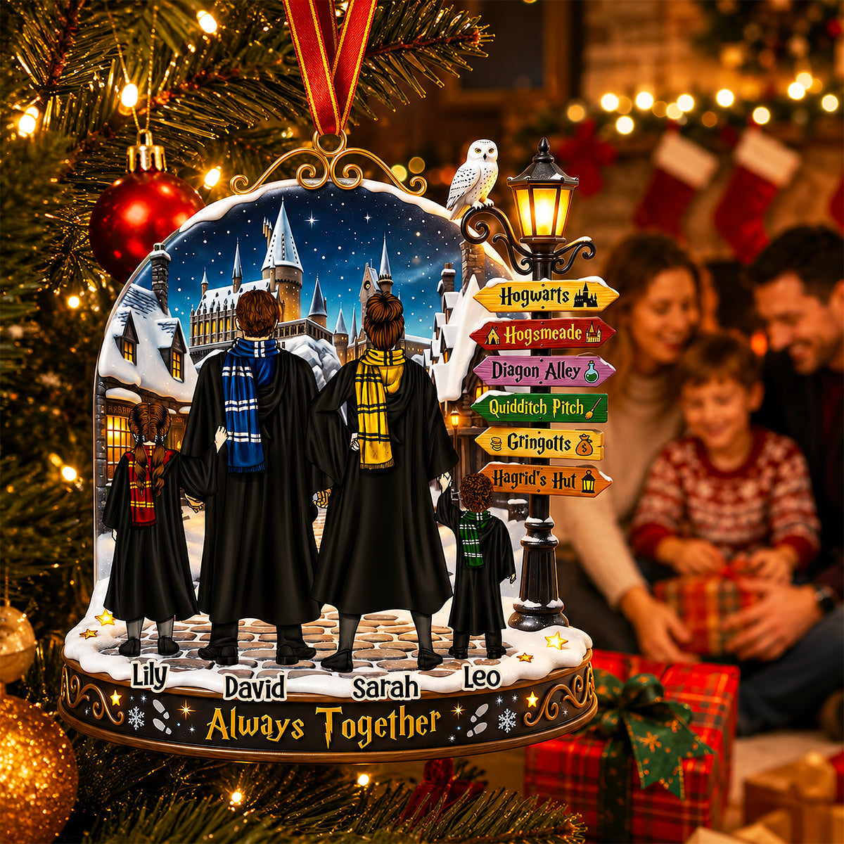 Magical Christmas Ornament Personalized Gifts For Family 03NADT190826