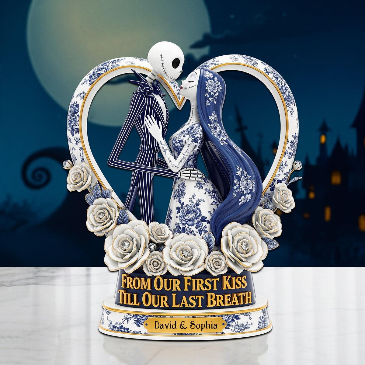 Ghoulmates Forever Acrylic Plaque - Personalized Christmas Gifts For Couples 05PGLU190925-Homacus