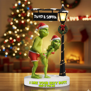 Cheeky Green Monster Couple Acrylic Light Box - Personalized Gifts For Couples 04OHLU061125-Homacus