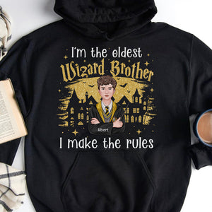 Wizard Family Rules Personalized Shirt Gifts For Family-Homacus
