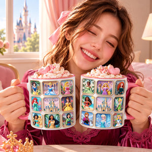 Princess Squad Christmas Coffee Accent Mug - Personalized Gifts For Kids 04NALU151026-Homacus