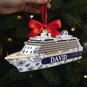 Road Trip Cruising Ornament - Personalized Gifts For Cruising Lovers 05PGLU041025-Homacus