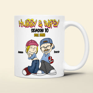 Personalized Gifts For Couple Coffee Mug 01totn070125hg Hubby And Wifey-Homacus