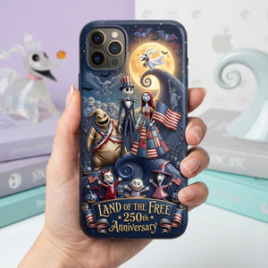 Land Of the Free Phone Case - Personalized 250th Anniversary Gift 05TYLU040626