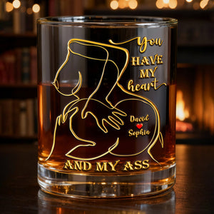 Spicy Love Round Glass - Personalized Gift For Couples 03NALU021225-Homacus
