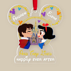 Personalized Gifts For Couple Ornament, Fairy Tale Couple 01NADT190824-Homacus