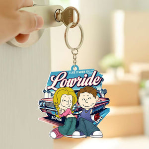 Personalized Gifts For Couple Keychain, Love Lowrider Car 01qhdt040125hg-Homacus