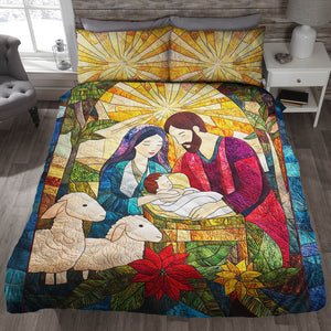 Christmas Eve Quilt Bed Set 04ACQN291024-Homacus