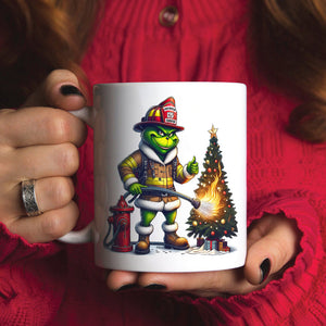 Personalized Gifts For Firefighter Mug, How The Firefighter Saved Christmas 05QHTN011124-Homacus