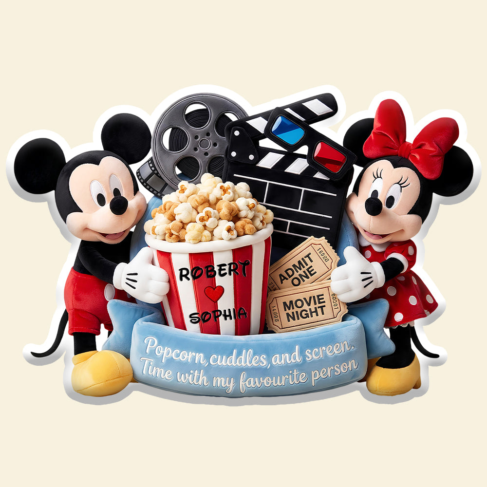 Movie Night Couple Pillow, Personalized Gifts For Couple 02PADT121225-Homacus