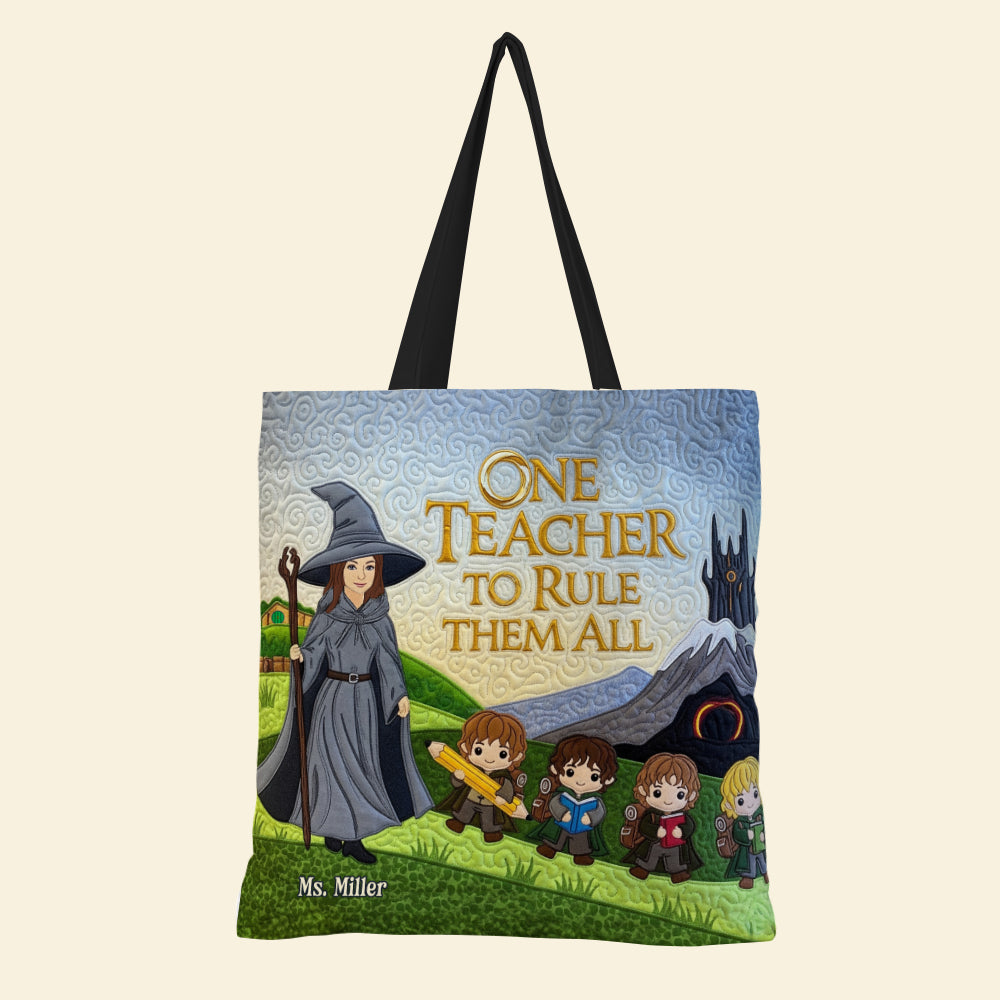 Teacher In Fantasy World Tote Bag, Personalized Gifts For Teacher 01qhtn280725-Homacus