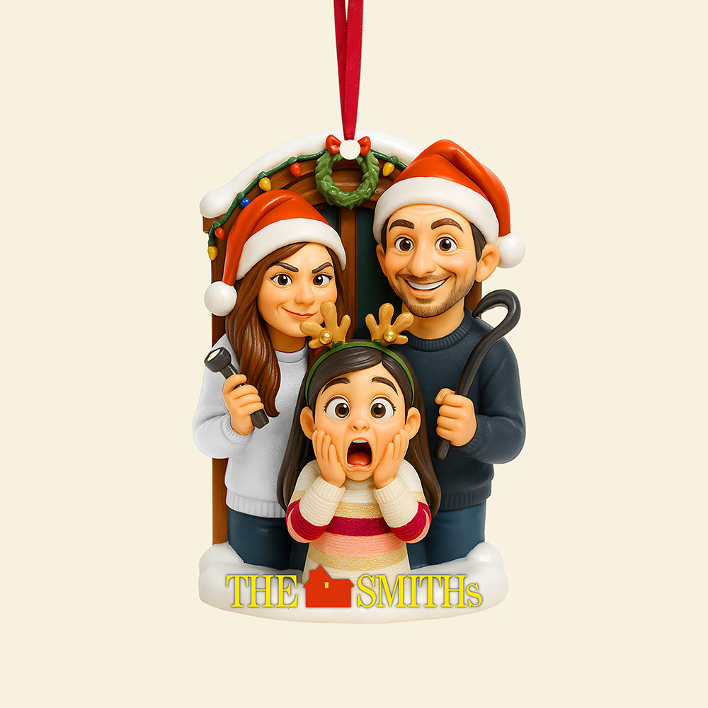 Cartoon Family Ornament - Custom Photo Gifts For Family 04nata200825-Homacus