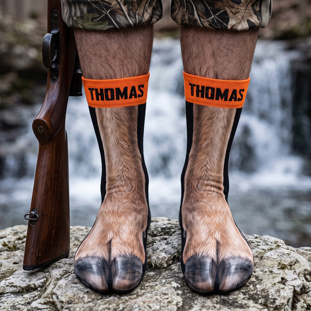 The Hunting Legend Socks - Personalized Gifts For Hunting Lovers 04huta210926