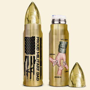 Personalized Gifts For Dad Bullet Tumbler 05hupu140524 American Fist Bump-Homacus