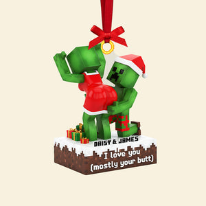 Personalized Gifts For Christmas,Lego Couple Acrylic Ornament 01nata120925-Homacus