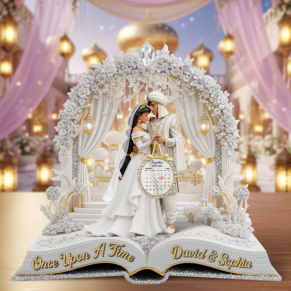 Royal Romance Acrylic Plaque - Personalized Gifts For Couple 03OHQN270625-Homacus