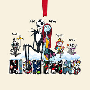 Personalized Gifts For Family Horror Christmas Ornament 05OHDT211124-Homacus