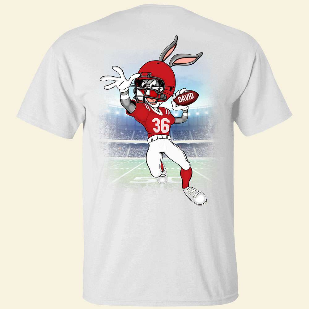 Custom Team Logo Gifts For Football Fan Shirt 01qhqn170123 American Football Bunny-Homacus