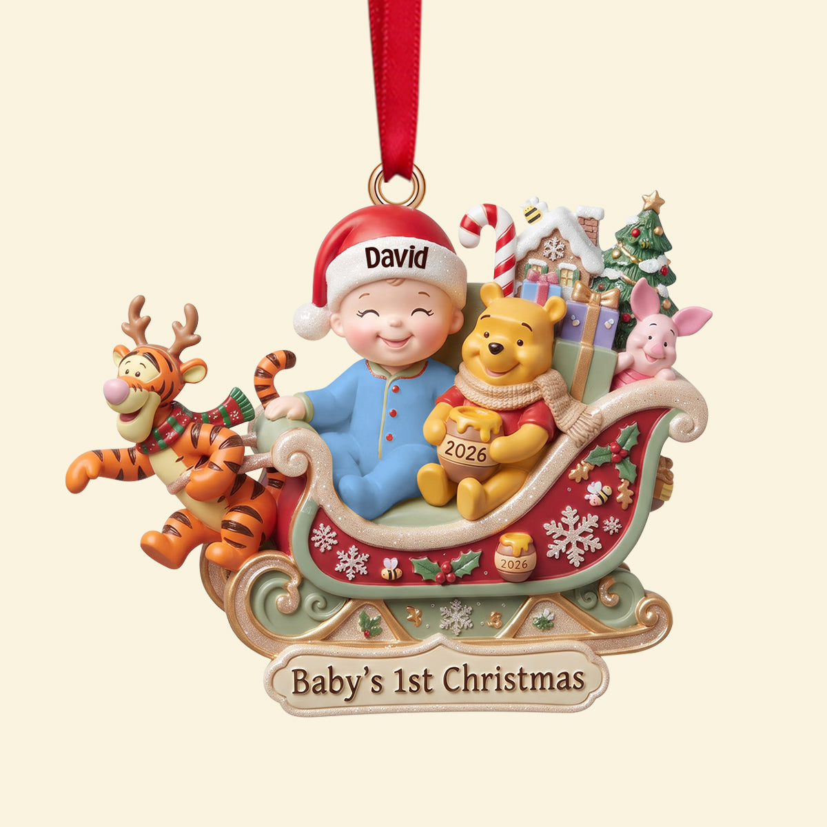 Lovely Baby Acrylic Ornament - Personalized Christmas Gifts 01tytn110826