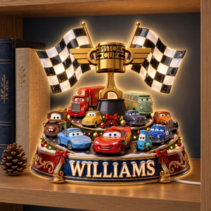 Speed Champion Acrylic Light Box - Personalized Christmas Gifts 08tyqn211026-Homacus