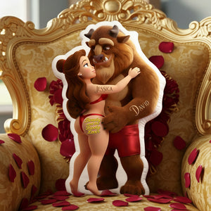 Sweetheart Duo Shaped Pillow - Personalized Gift For Couples 09NALU271125-Homacus