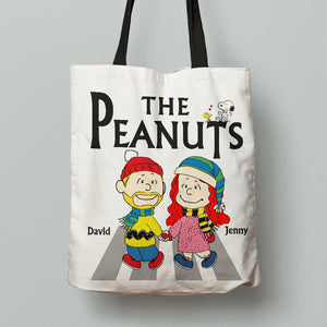 Personalized Gifts For Couple Tote Bag Hand In Hand Couple 03ACTN250923HH-Homacus