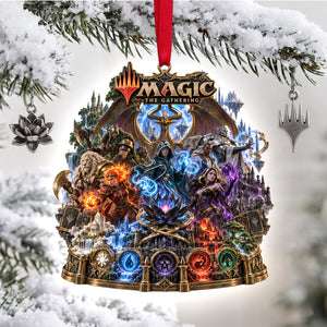 Spellcaster Christmas Ornament - Personalized Gifts For Game Lovers 05nalu180926