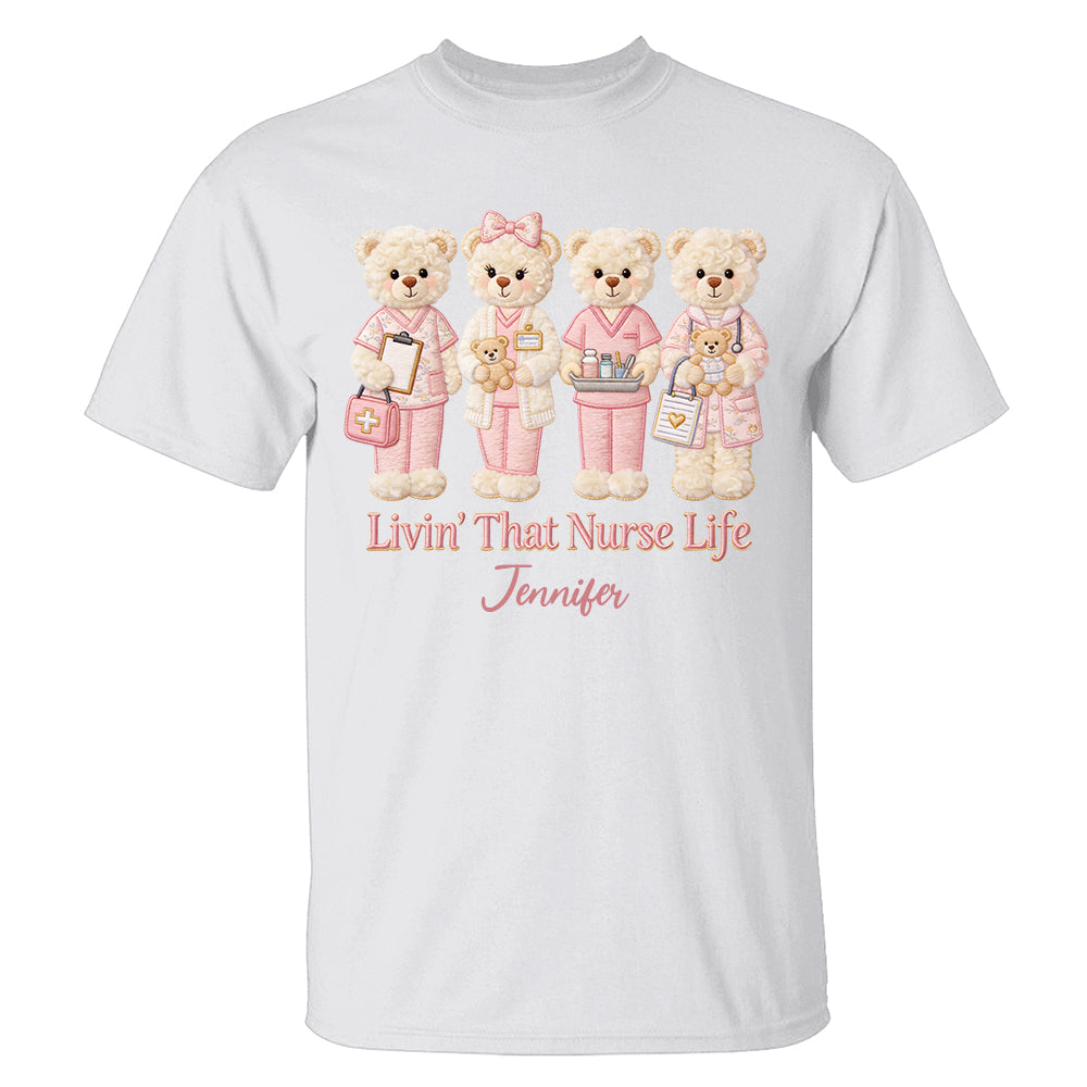Nurse Toile De Jouy Shirt - Personalized Gifts For Nurse 01pgqn190326-Homacus